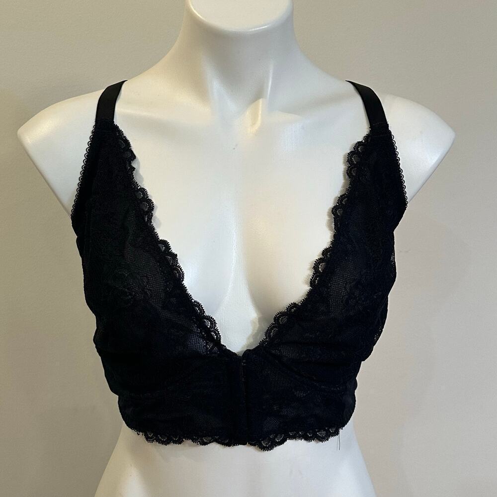 Gossard Black Lace Bustier sz 42D Gossard Superboost Plunge Bra - Picture 3 of 11